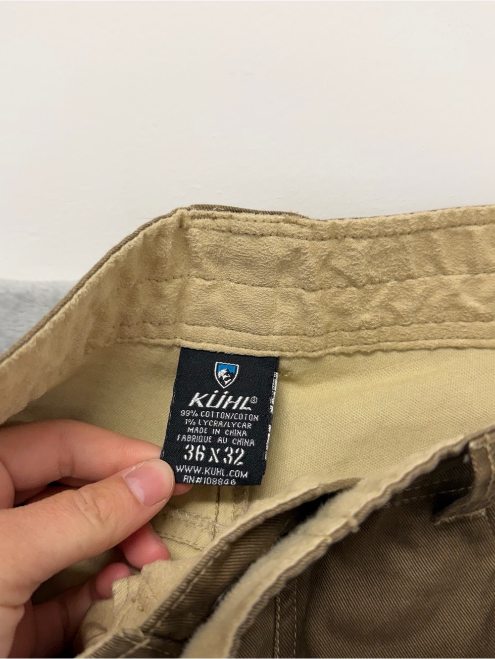Kuhl Pants Mens 36x32 Brown Vintage Patina Dye EASY RYDR Outdoor Hiking Canvas - Picture 5 of 11